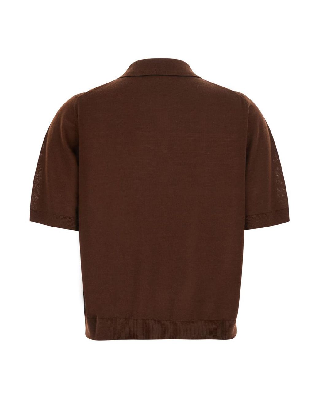 Semicouture Brown Semicouture Diana Polo Sweater