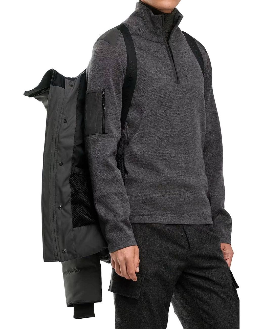 Canada Goose Gray Macmillan Parka Granite Jacket for men