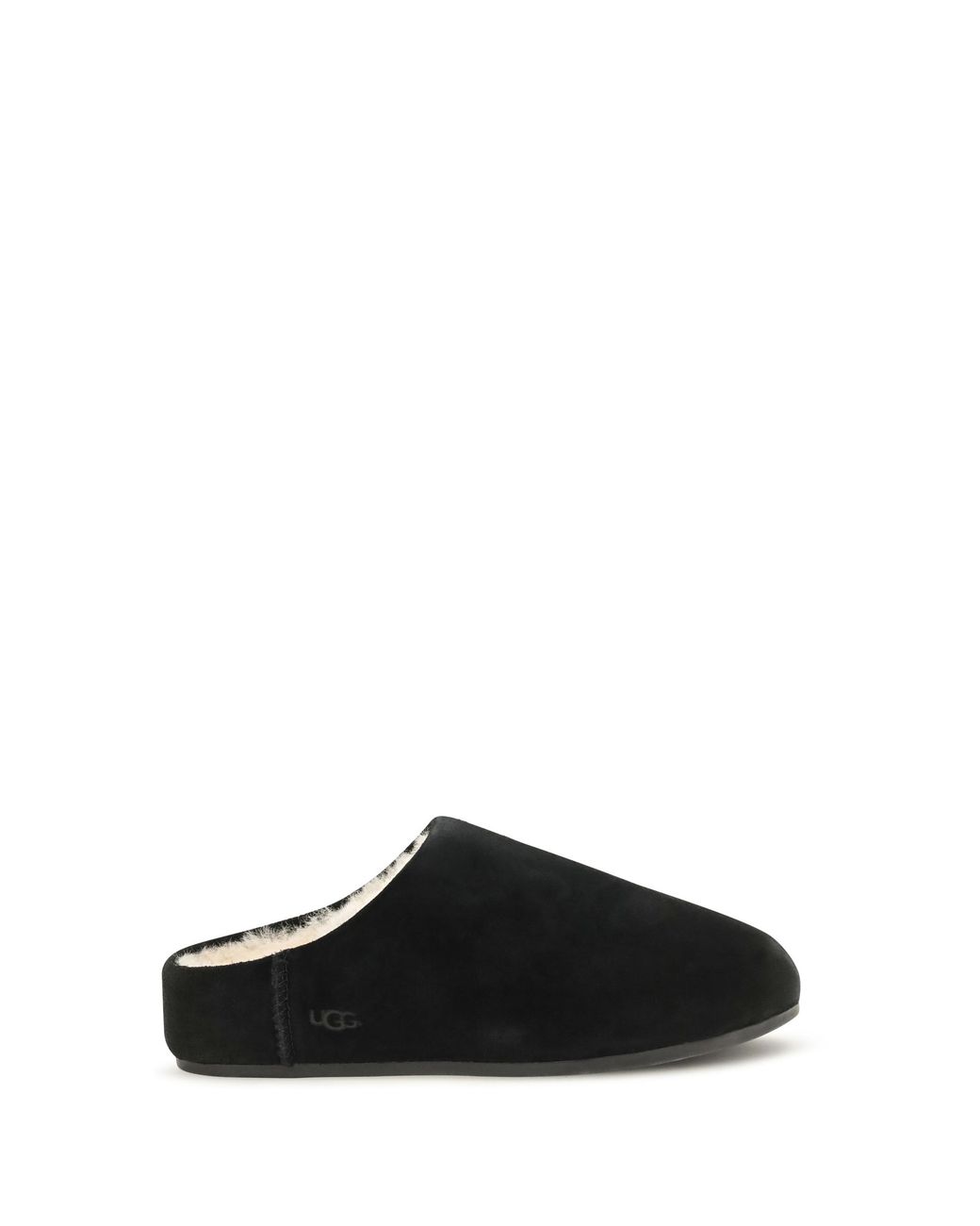 Ugg Black Elea Slip-On Mules Upper: Mutton; Sole: Rubber Sandal