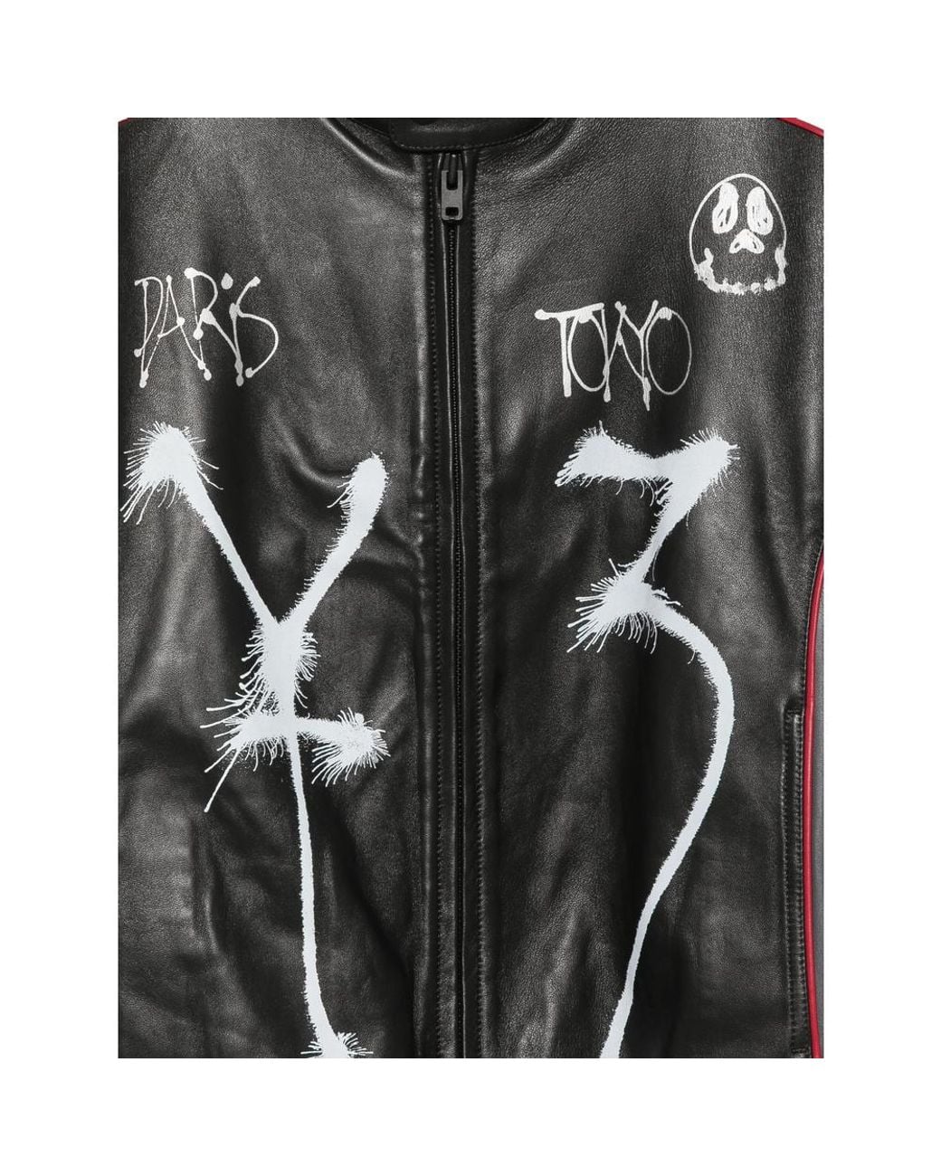 Adidas Black Leather Jacket for men