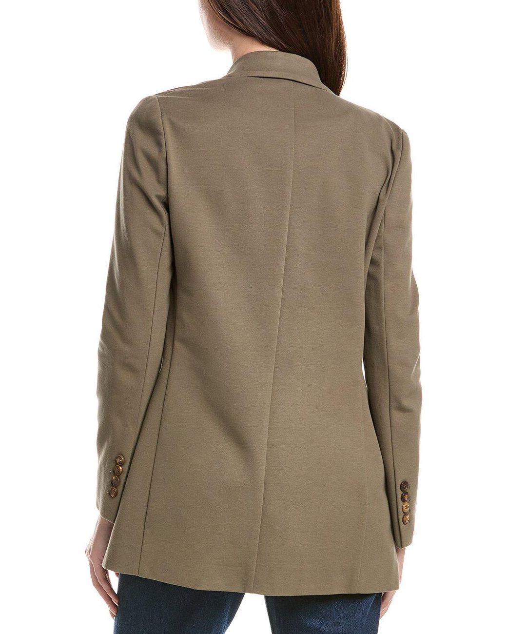 Brunello Cucinelli Brown Military Cotton Blazer Clothing