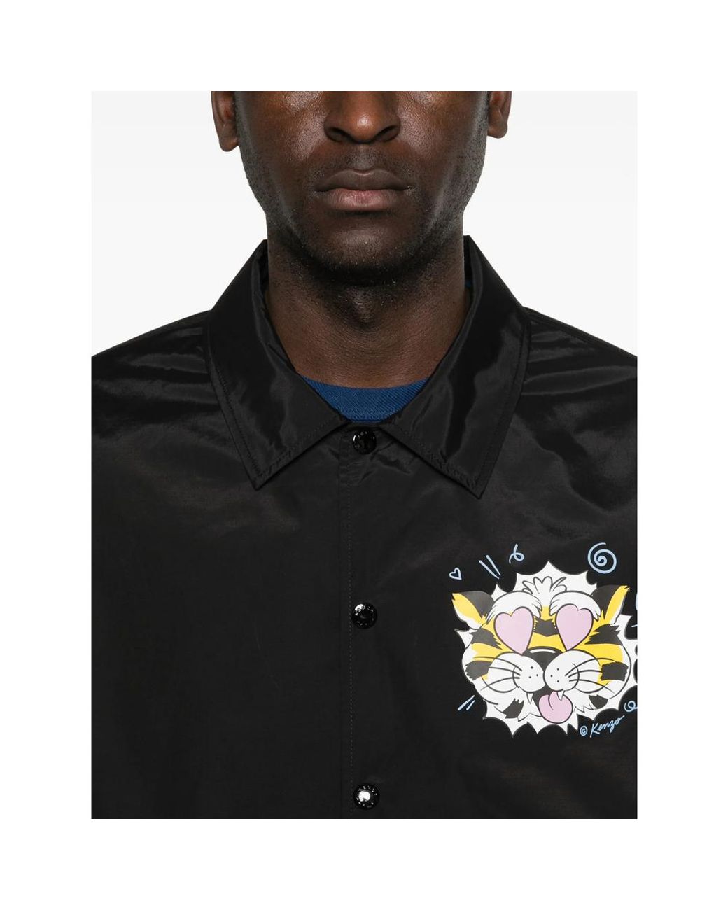 KENZO Black Jackets for men