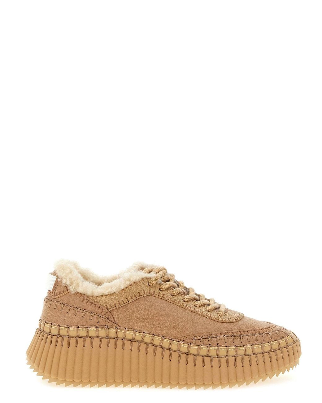Chloé Natural Nama Sneakers
