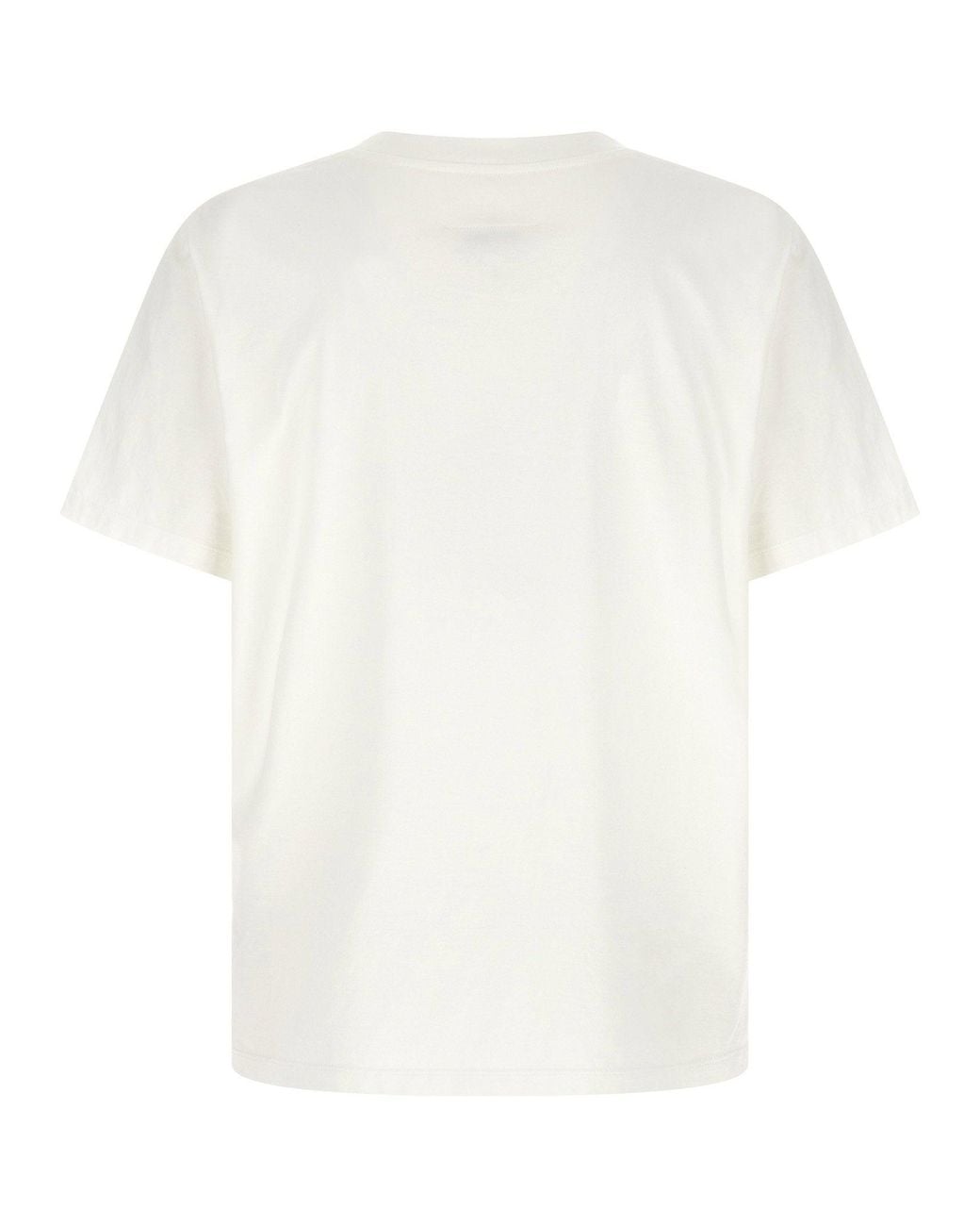 MM6 by Maison Margiela White Logo-Printed Cotton Jersey T-Shirt