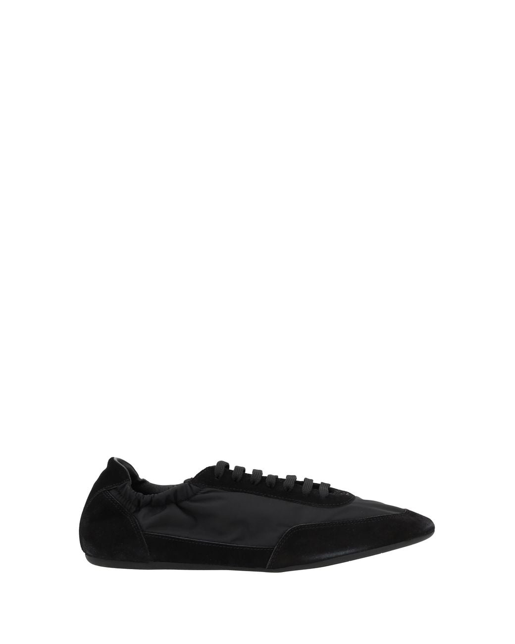 Prada Black Sneakers Upper: Recycled Polyamide Lace-Up Shoes for men