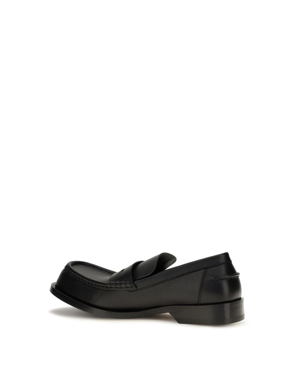 Loewe Black Loafers Bobine Polished Calfskin Upper Calf Leather for men