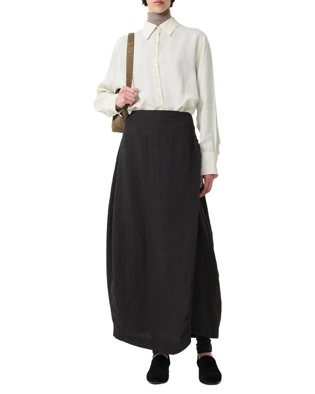 Studio Nicholson Black Bryde Skirt Ore