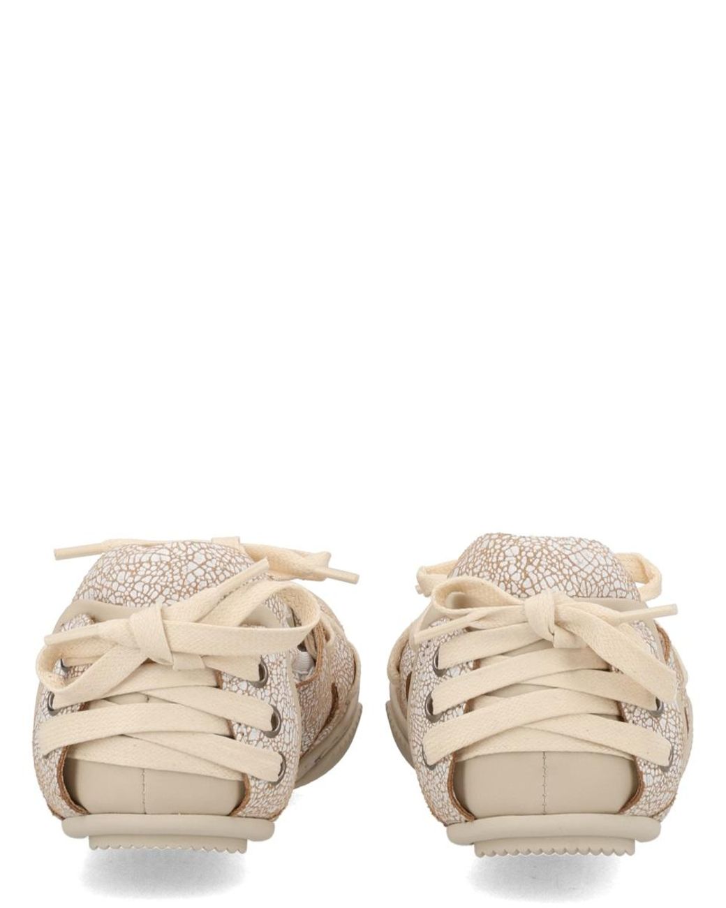 Acne Natural Acne Studios Ballerina Hybrid Leather Sneaker