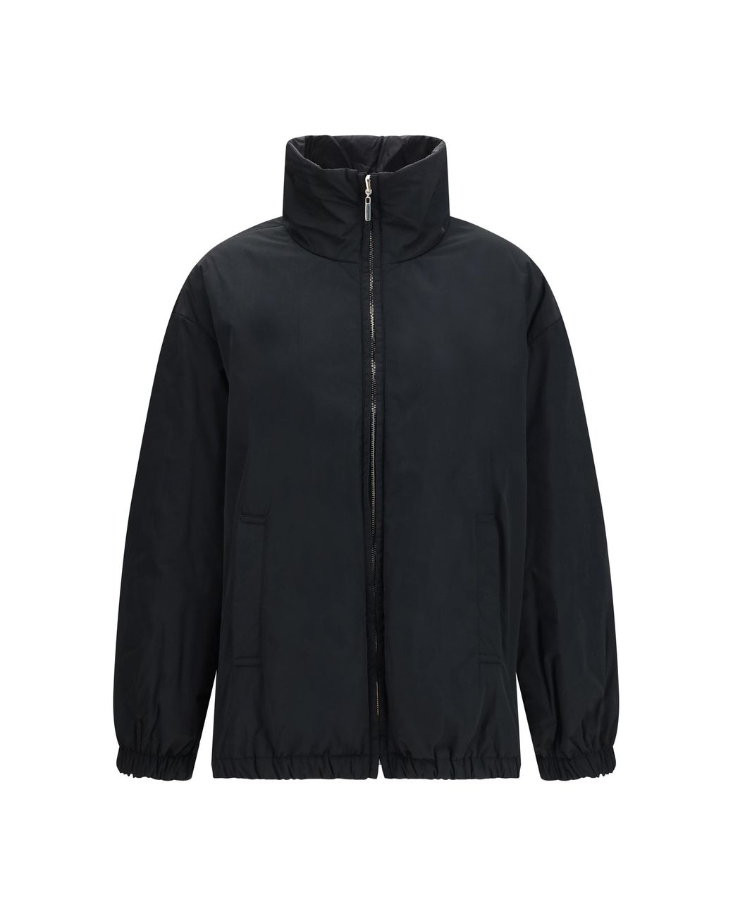 Max Mara Blue Reversible Padded Bomber Jacket Radzmir Outer: Polyester Puffer