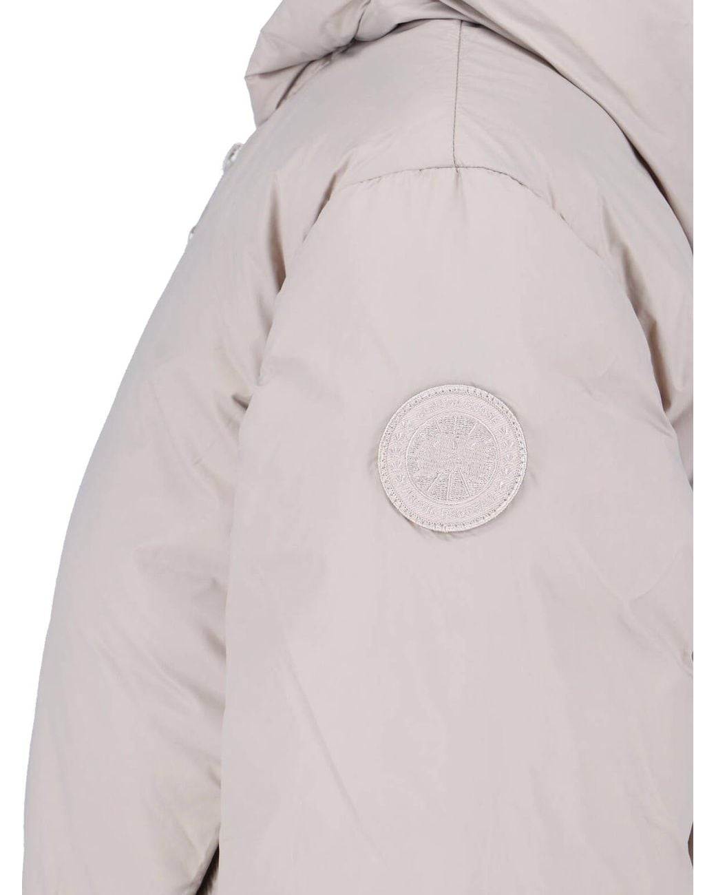 Canada Goose White Padded Jacket Elba