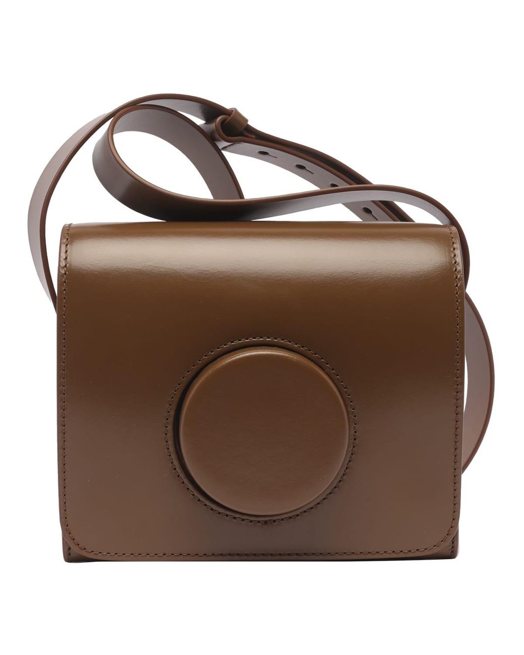 Lemaire Camera Bag in Brown Lyst
