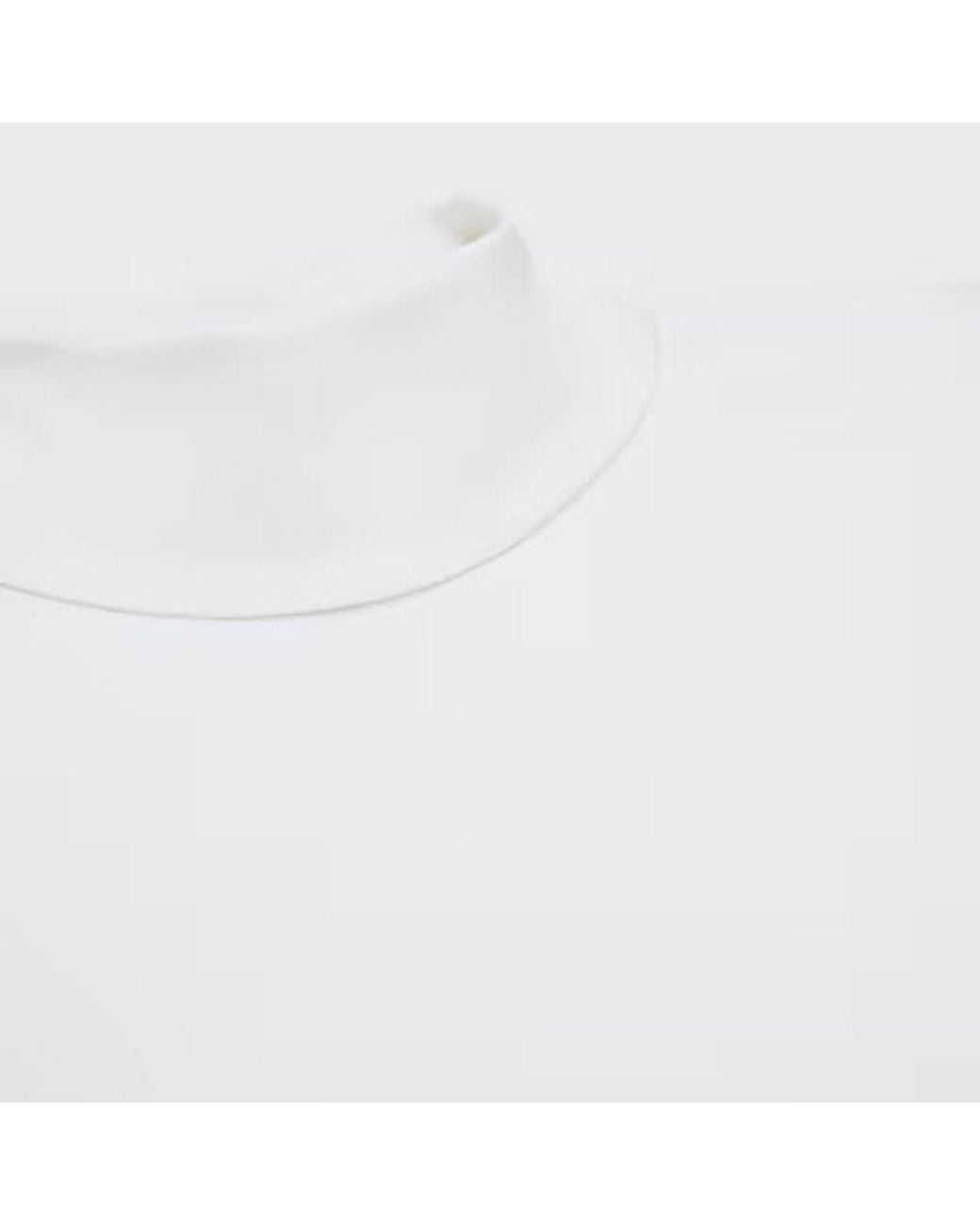 Céline White Celine Cotton-Jersey Turtleneck Sweatshirt