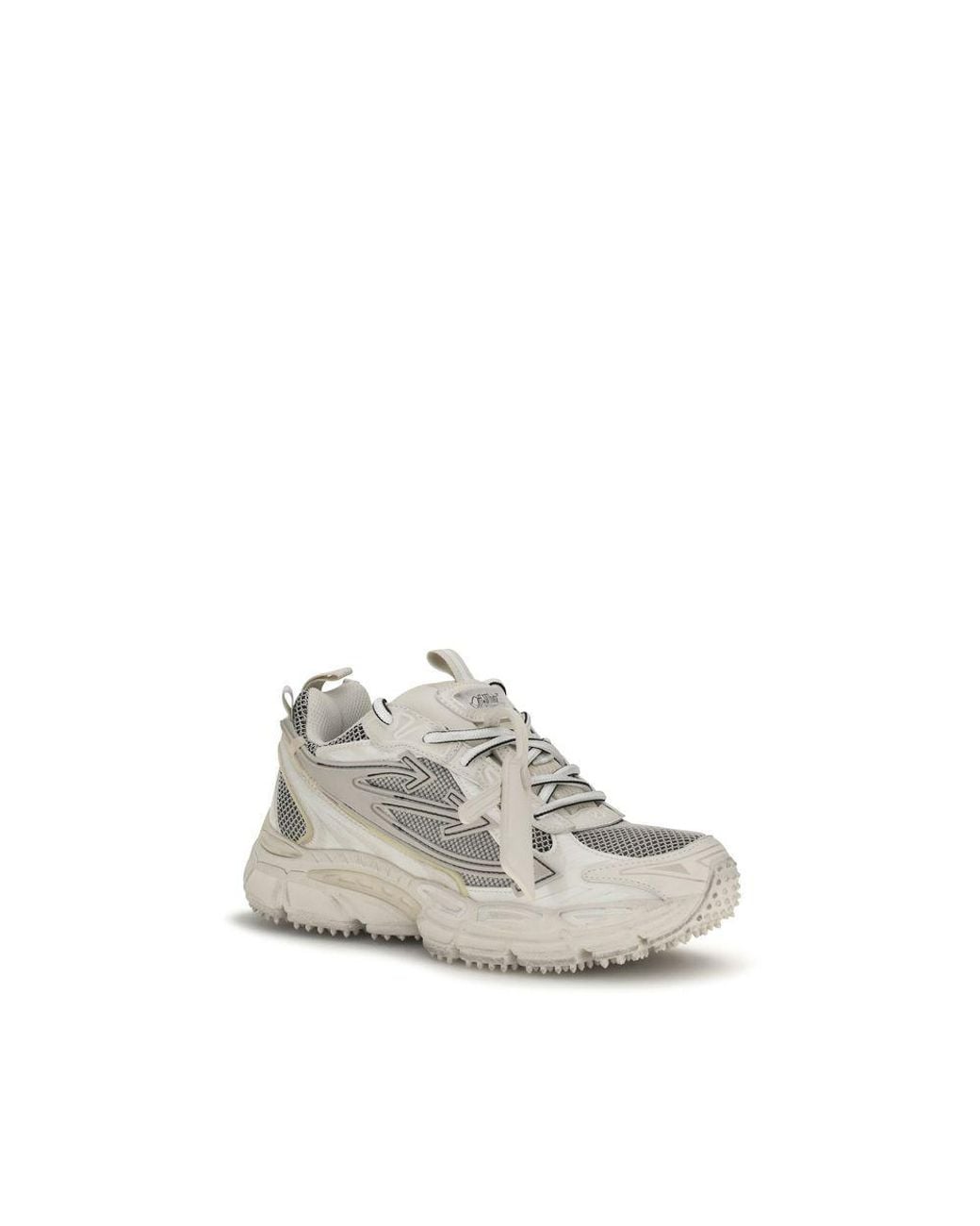 Off-White c/o Virgil Abloh White Acetate Athletic Sneakers