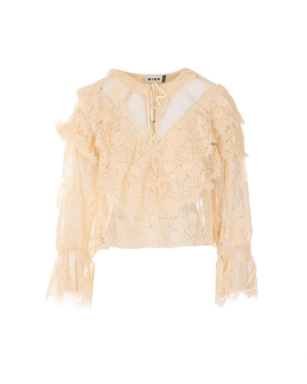 Rixo White Top Polyamide