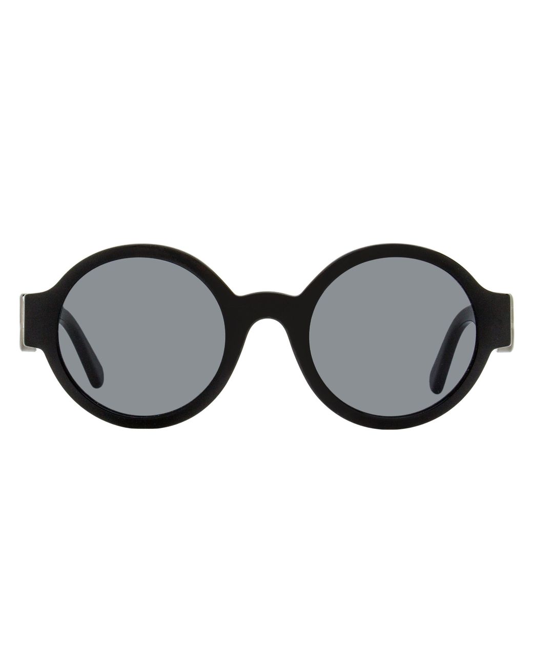 Moncler Black Atriom Round Sunglasses Ml0243 01A 51Mm Plastic (Acetate)