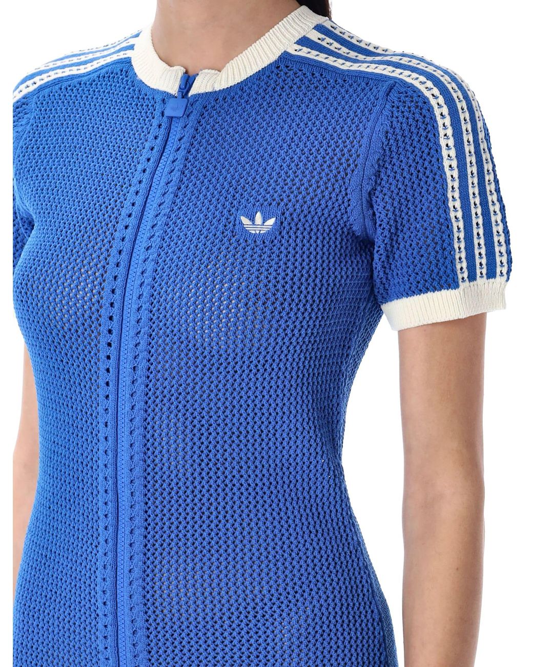 white christmas dresses adidas Women's Originals Premium Crochet Dress