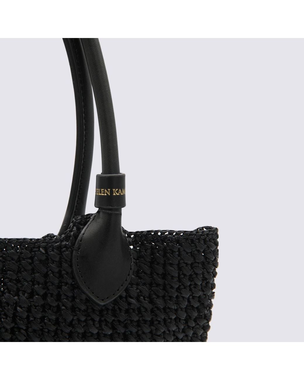 Helen Kaminski Black Bags _Raffia