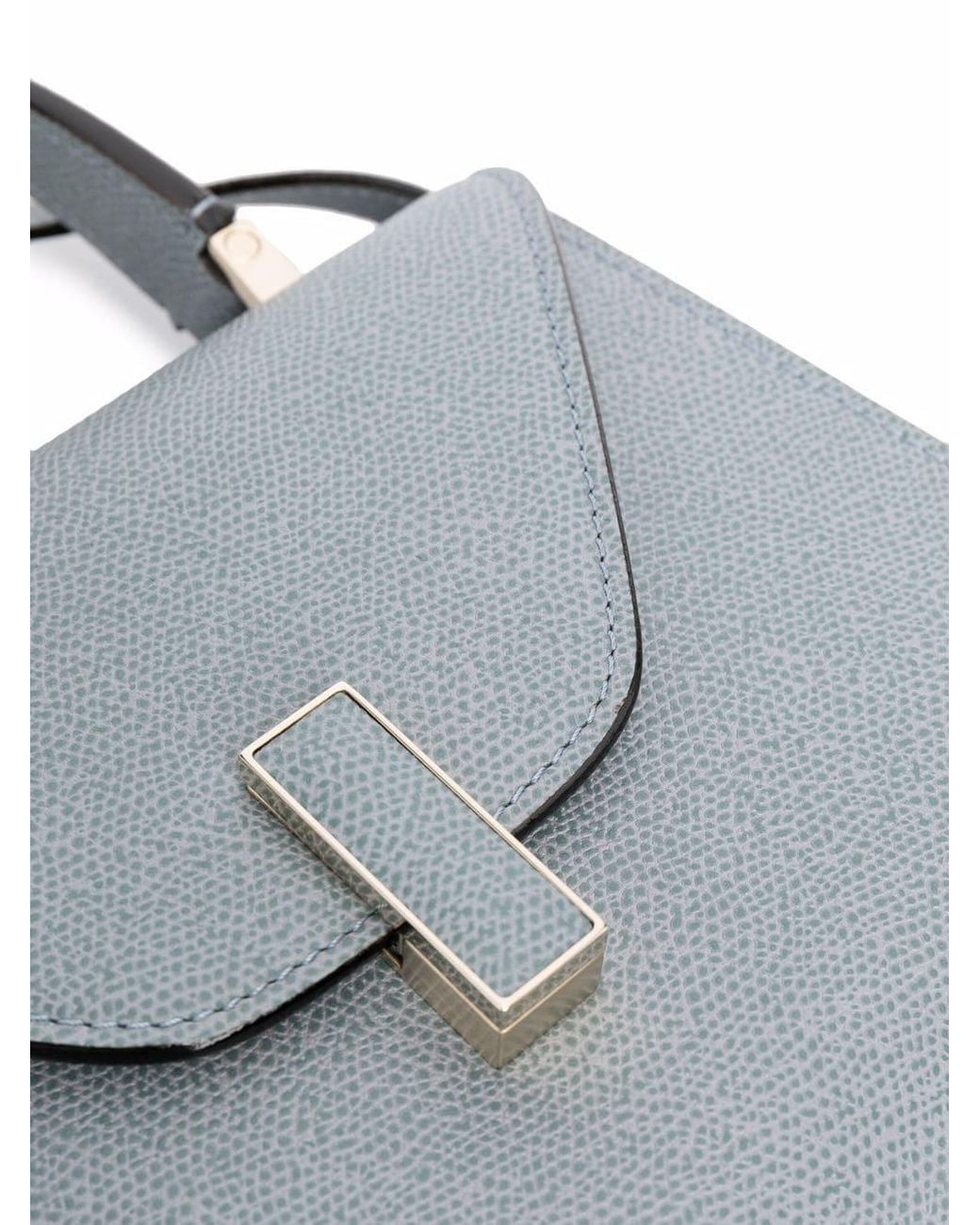 Valextra Gray Iside Mini Accessories Bag