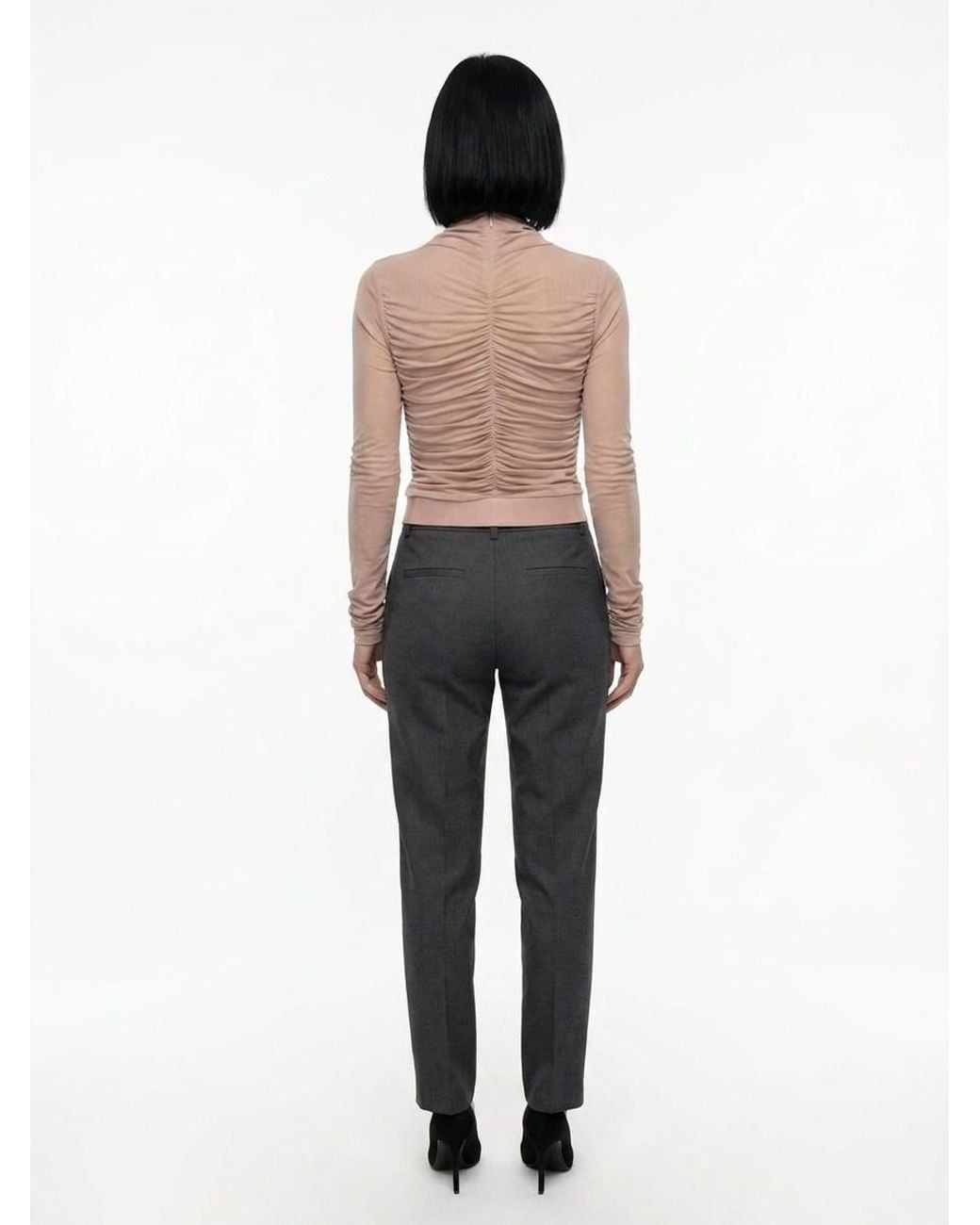 Dolce & Gabbana Natural Viscose Casual Pants