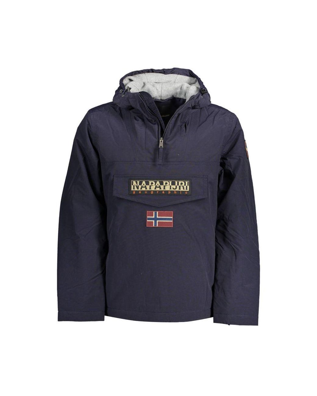 Napapijri Blue Polyamide Jacket for men
