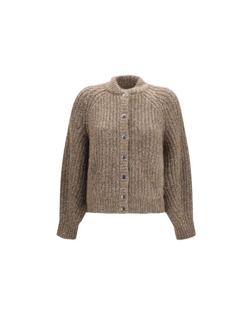 Brunello Cucinelli Brown Cashmere Cardigan