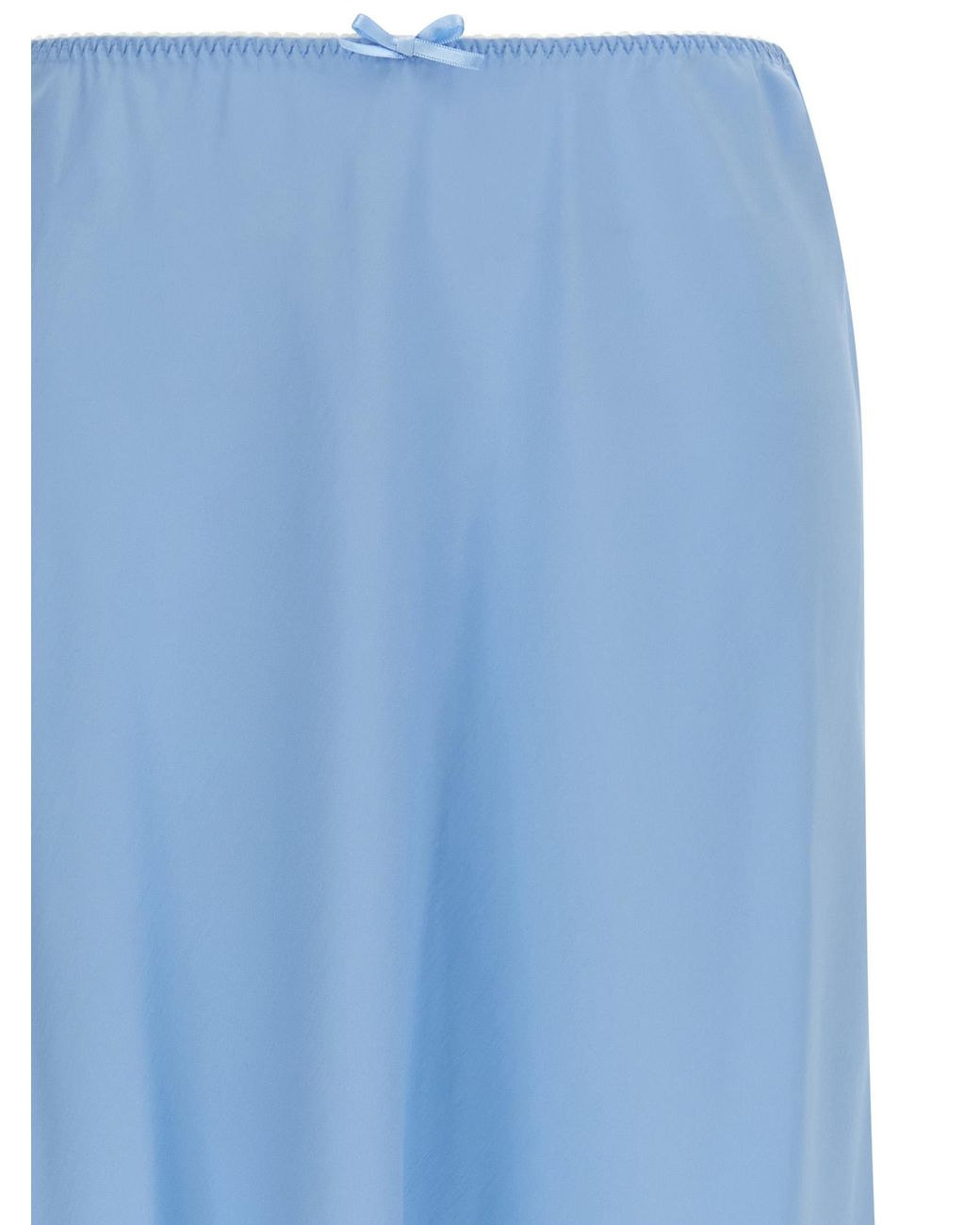 Moschino Blue Lace Skirt