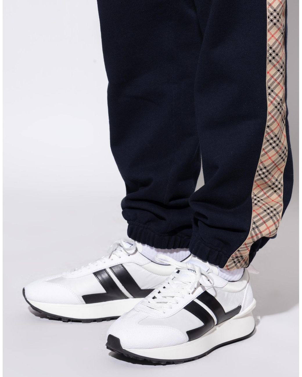 Lanvin White "Bumper" Sports Shoes for men