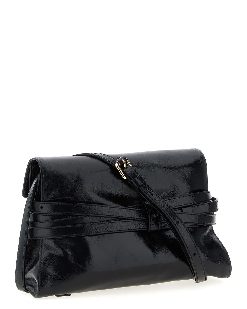Moschino Black 'Tie Me' Crossbody Bag