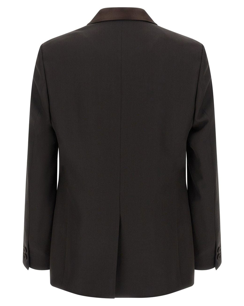 Fendi Black Wool Crêpe Blazer