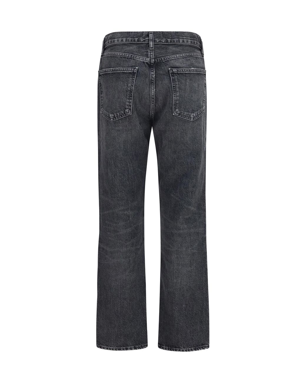 Agolde Gray Vintage Straight-Leg Jeans