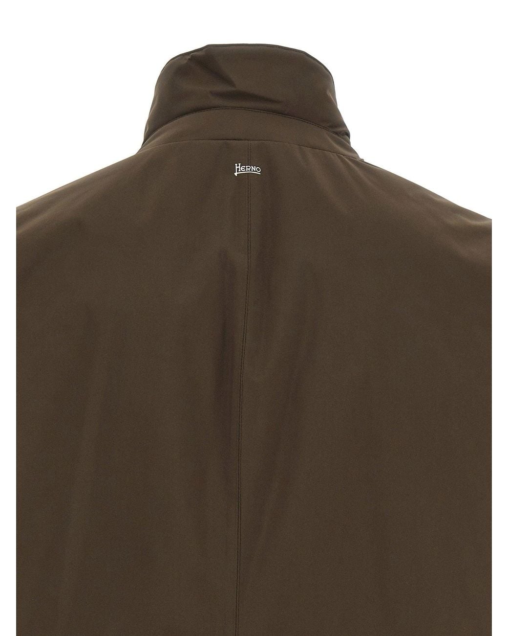 Herno Green Hybrid Technical Padded Jacket for men