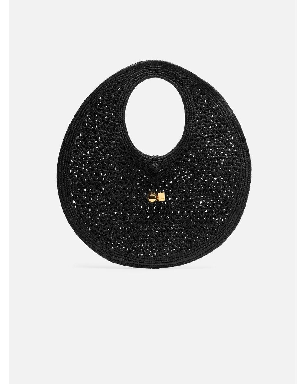 Jacquemus Black The Spiaggia Round Bag