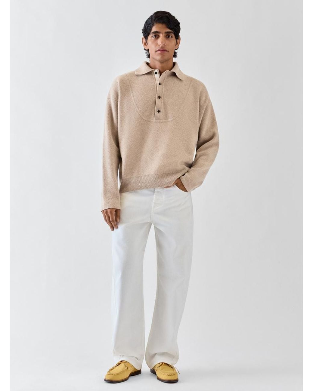 Jacquemus Natural Der Pallone Pullover