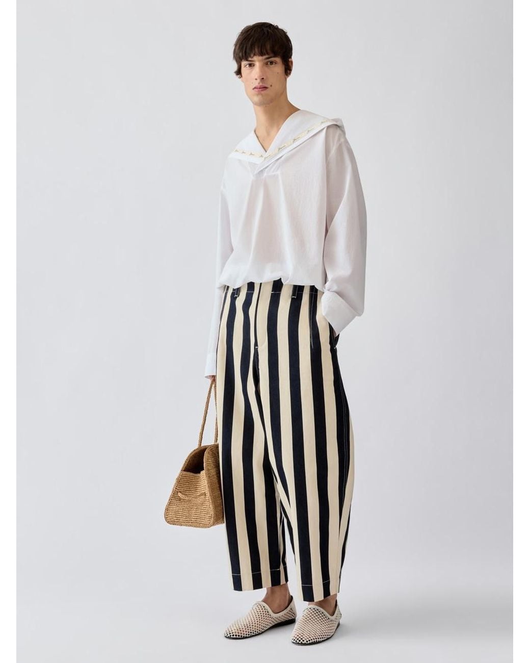 Jacquemus White The Marin Top for men