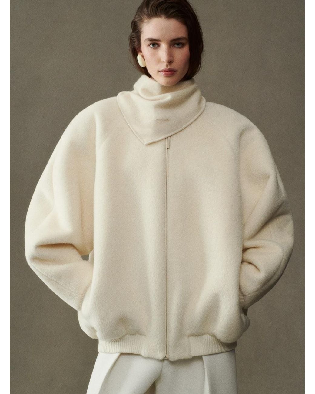 Jacquemus White Das Cachemiro Halstuch