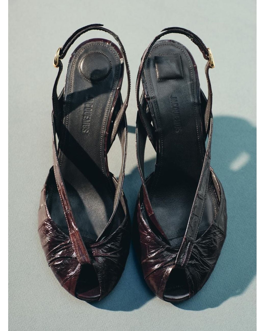 Jacquemus Multicolor Die Poisson Slingbacks