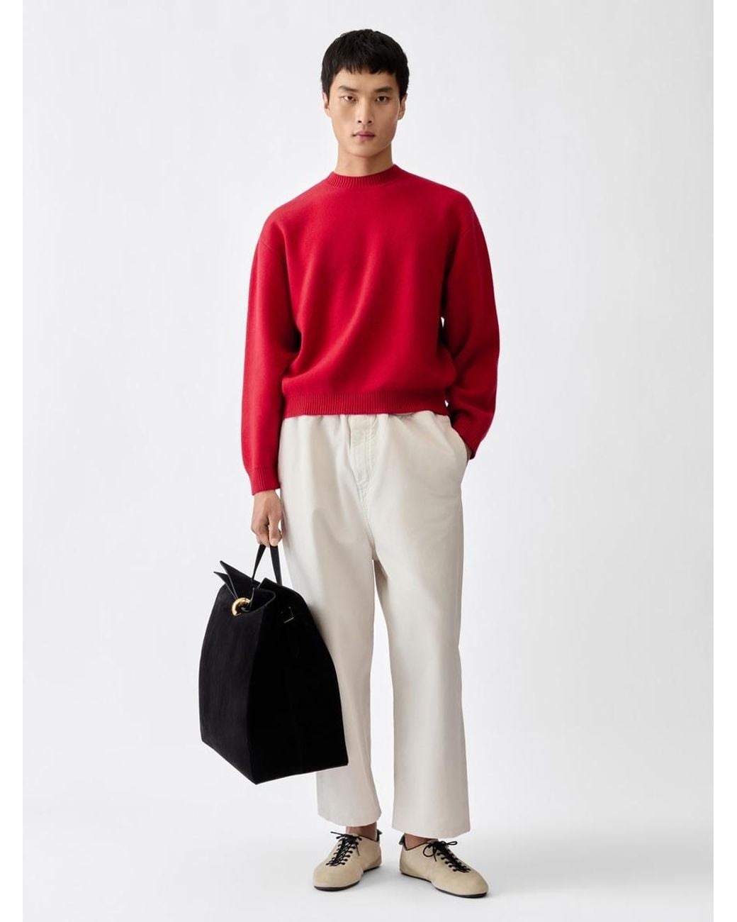 Jacquemus Red Der Pelota Pullover for men