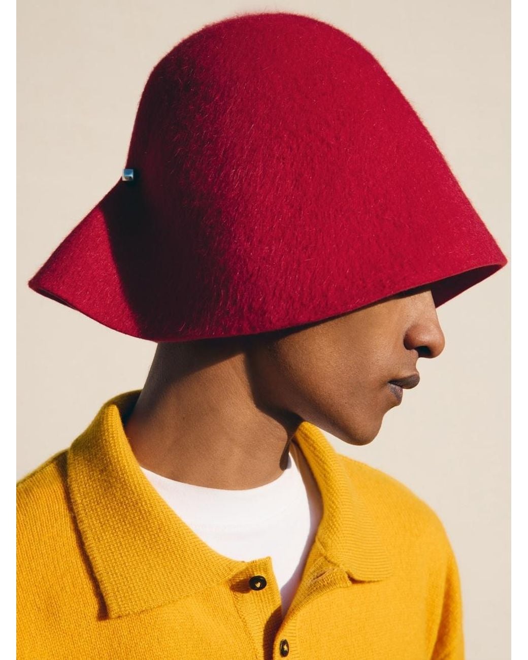 Jacquemus Pink Der Cloche Hut
