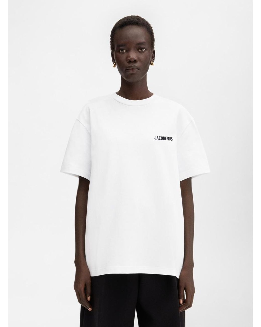 Jacquemus White The Dubai Address T-Shirt