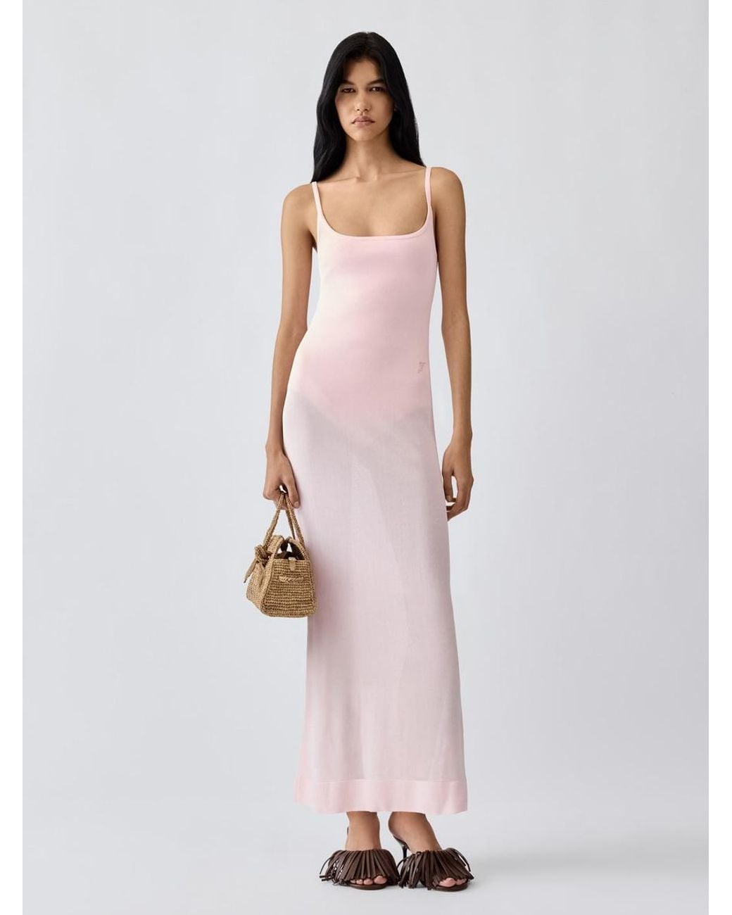 Jacquemus Pink The Nodo Dress