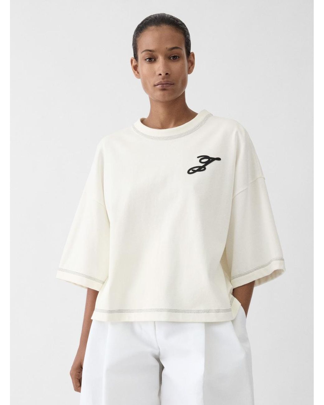 Jacquemus White The Letro T-Shirt