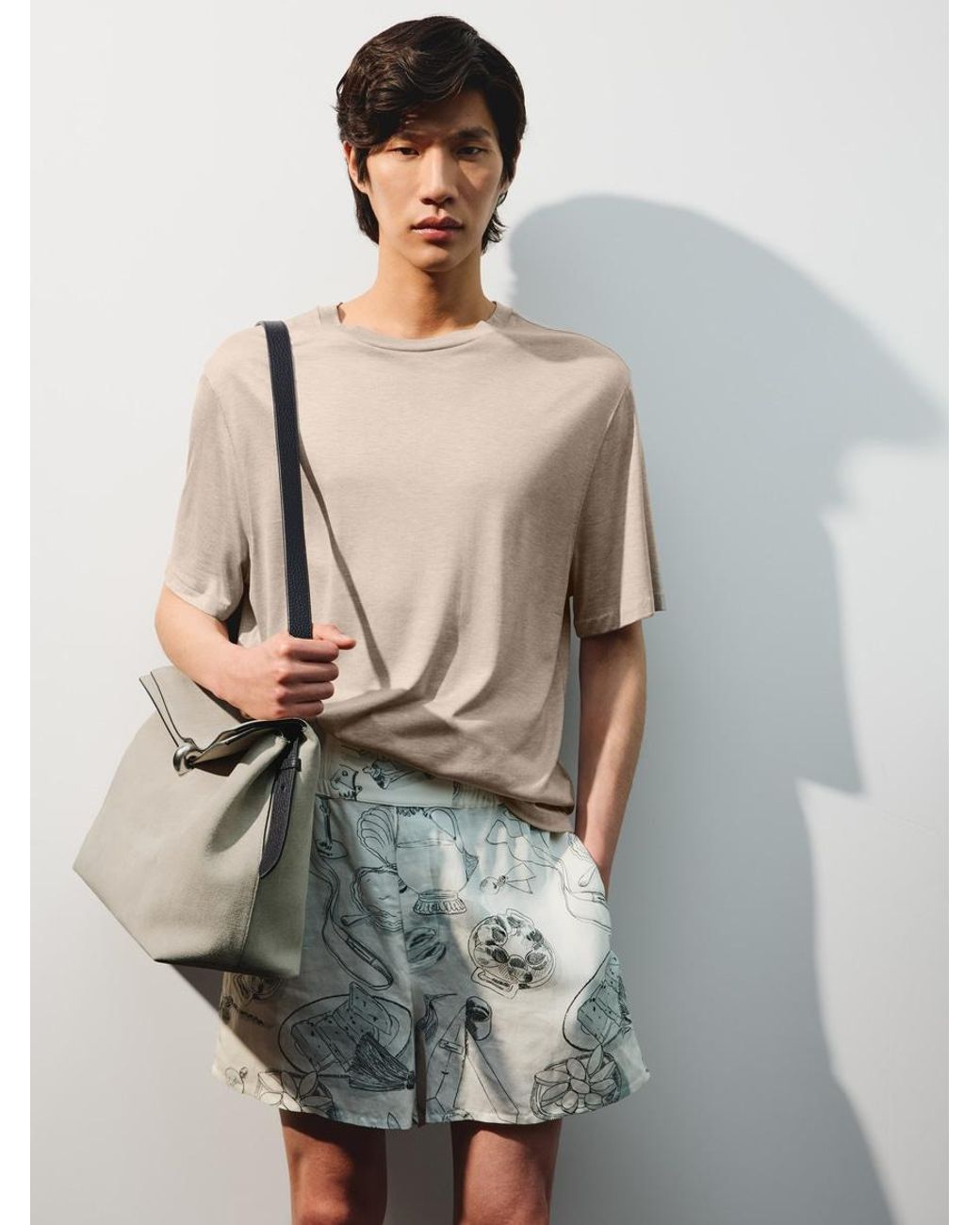 Jacquemus Natural The Soie T-Shirt