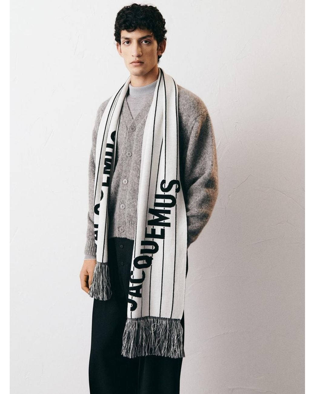 Jacquemus White The Liga Scarf