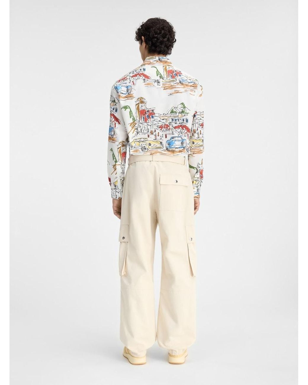 Jacquemus White The Cargo Pants for men