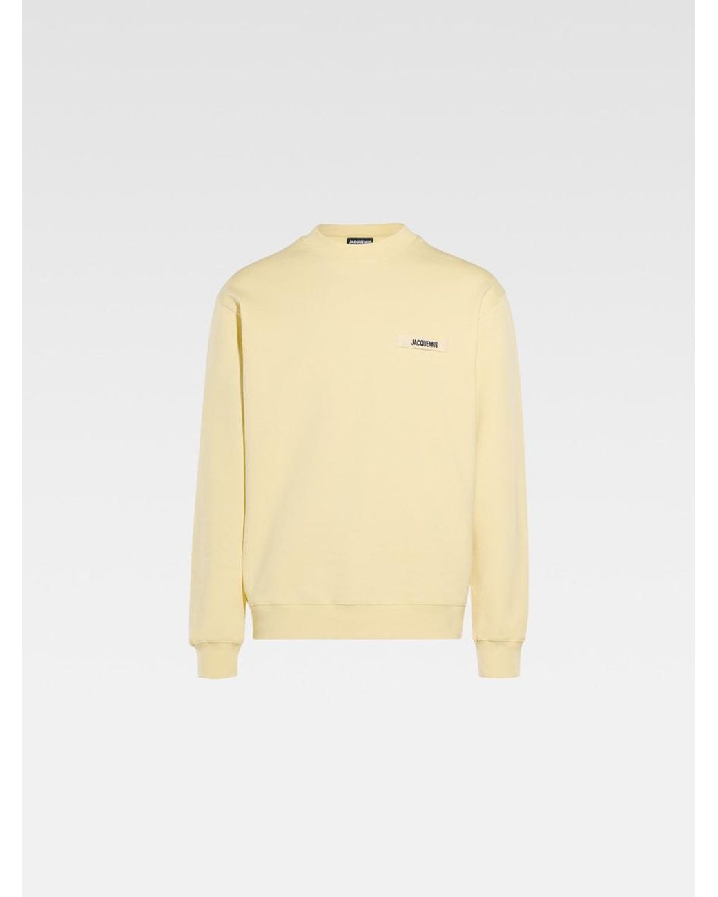 Jacquemus Yellow Sweatshirt With Logo
