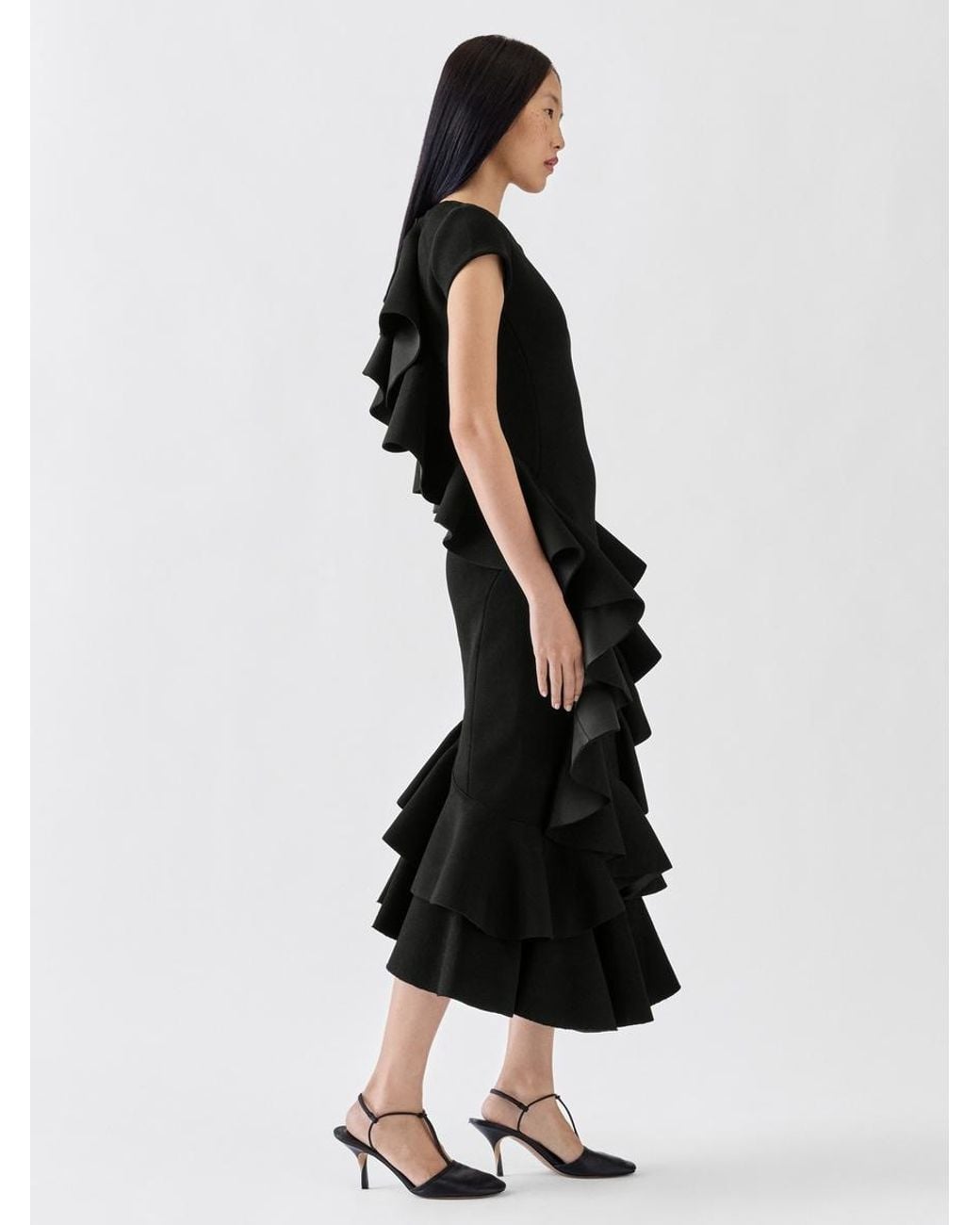 Jacquemus Black The Poisson Knit Dress