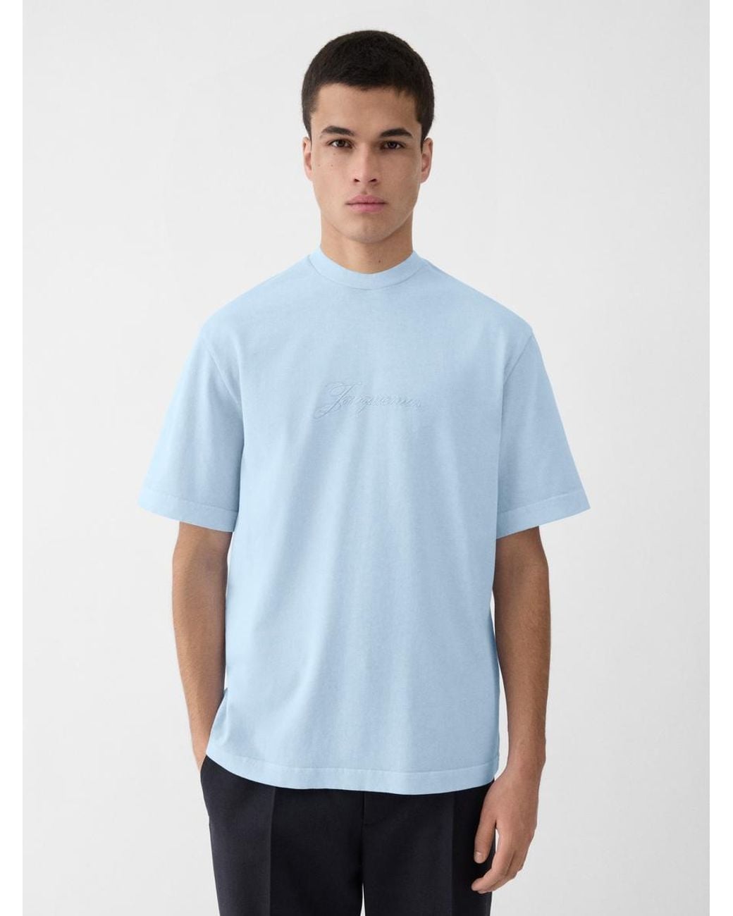 Jacquemus Blue The Pigfor Mento T-Shirt