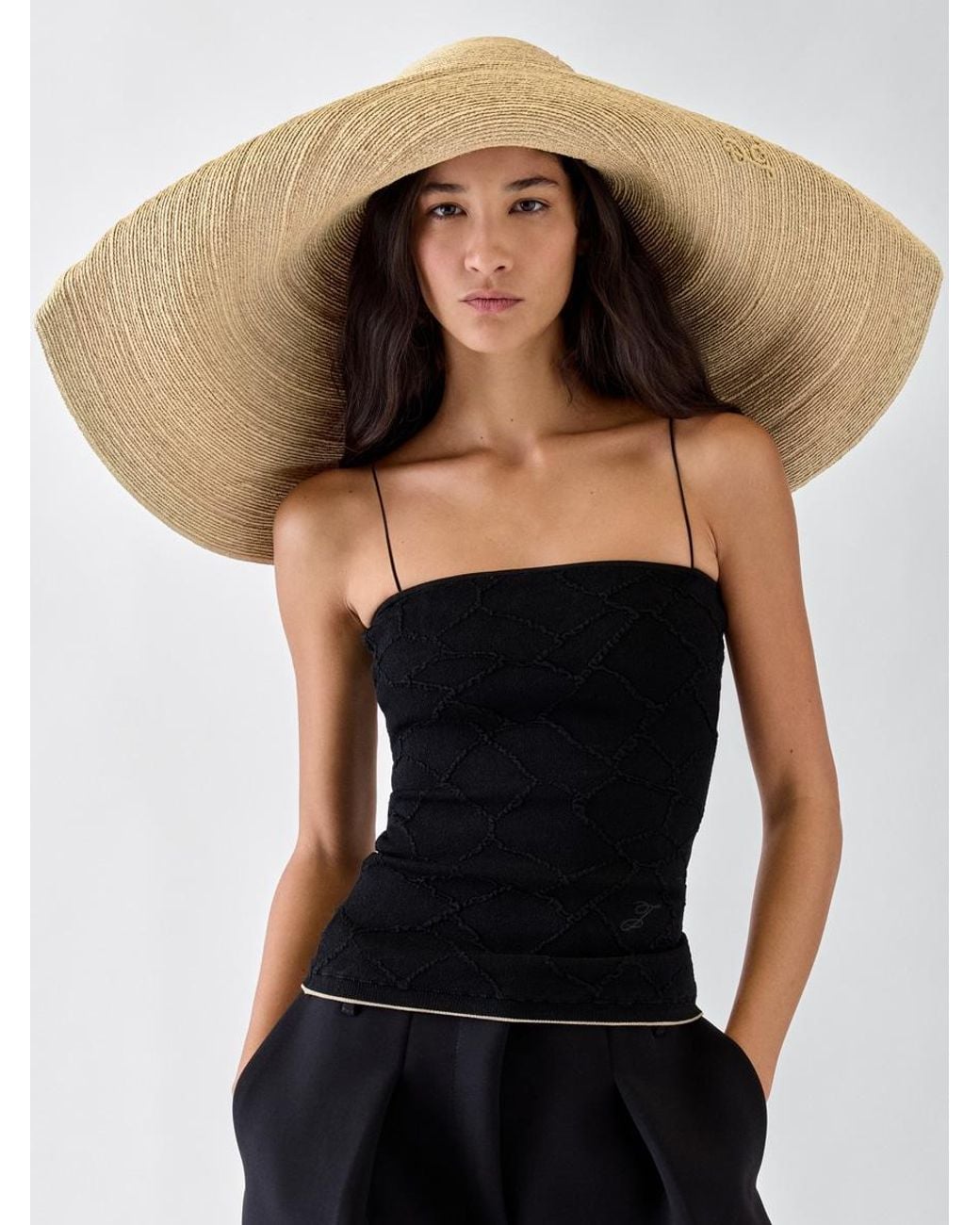 Jacquemus White The Cabana Hat