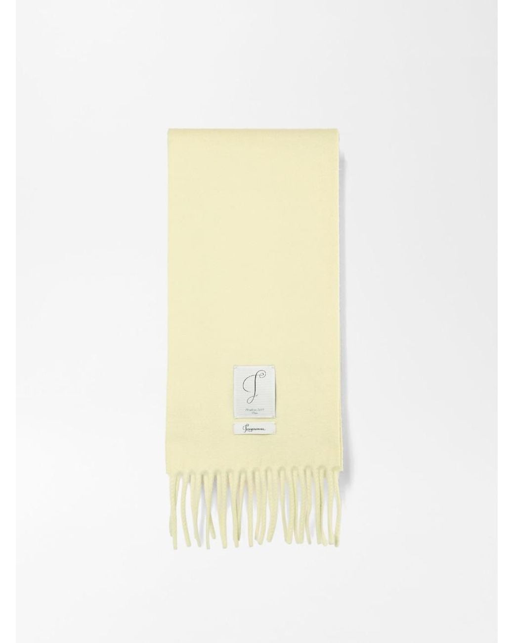 Jacquemus White Der Cavallo Schal