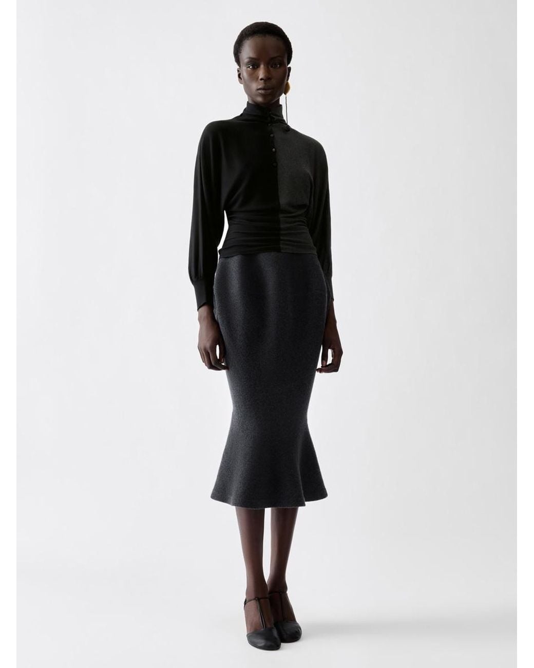 Jacquemus Black The Losange Knit Polo
